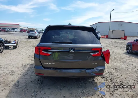 2023 Honda Odyssey Elite из США, поврежденный, VIN 5FNRL6H92PB009346